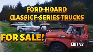 ABANDONED FORD TRUCK HOARD Classic Ford Iron Waiting For Resurrection!! (Will They Run?)