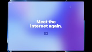 Arc Browser for Mac Welcome Intro (2022)