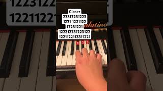 Closer // ig: jessnotes123 #piano #pianotutorial #pianomusic #thechainsmokers #halsey #closer