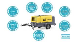 Преимущества дизельного передвижного компрессора Atlas Copco XATS186