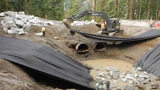 October 3, 2024 placing geotextile clip 2 of 3