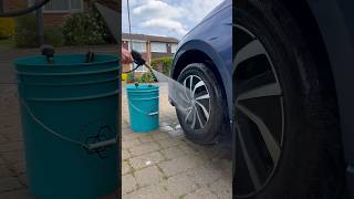 VW polo wheel clean 🤩 #volkswagen #polo #cardetailing #shorts