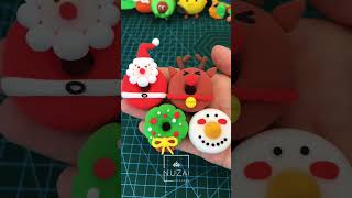 DIY Crafts Christmas Donut /DIY Clay Crafts/DIY Miniatures/DIY Handmade