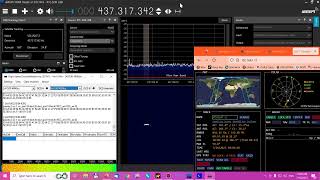 VZLUSAT-2 Decode Over Chile using Soundmodem by UZ7HO, SDR#, and S.A.T. Controller