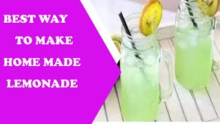 Best Way to Make Lemonade at Home