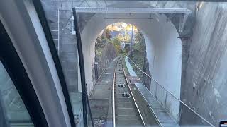 Fløibanen Funicular Front POV| FULL RIDE