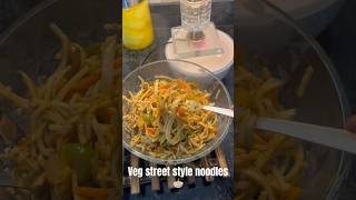 Veg street style noodles🍜 #ytshorts #shorts #shortvideo #short #yt #viral #asmr #ashortaday #noodle