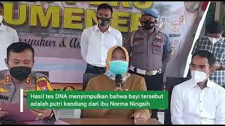 KONFERENSI PERS KASUS BAYI DIDUGA TERTUKAR DI RSUD SUMENEP, KAPOLRES: HASIL TES DNA IDENTIK