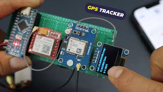 GPS Tracker With OLED Display | SIM800L Module