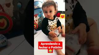 Miguel Aprendeu a Fechar o Potinho - Família Dias ♥️😆