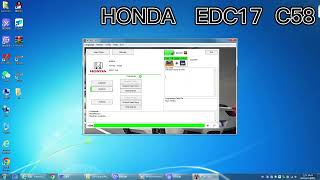 KT200, ECU reading data ----HONDA  EDC17  C58