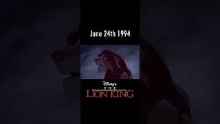 The Lion King Was Released 29 Years Ago #shorts #thelionking #disney #edit  #animation