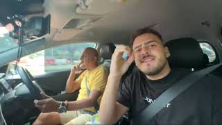 TAXISTA QUASE BATE O CARRO COM O JON VLOGS EM SINGAPURA!