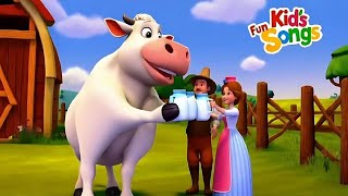 Moo Moo Brown Cow : Nursery Rhymes & Kids Fun Songs!