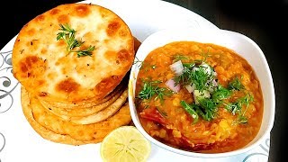 दाल पकवान - Sindhi Dal Pakwan Recipe in Hindi - Sindhi Breakfast Recipe - How to make Dal Pakwan