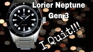 Lorier Neptune Gen 3: I Quit!!!