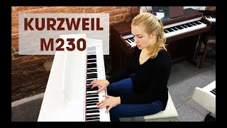 Корпусное пианино Kurzweil M230 - обзор