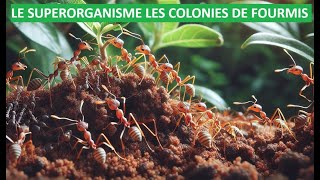 LE SUPERORGANISME  LES COLONIES DE FOURMIS