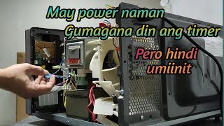 How To Repair Microwave Oven Not Heating (Tagalog)