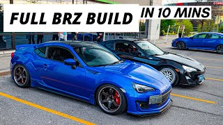 My 3+ year dream supercharged BRZ build in 10 minutes