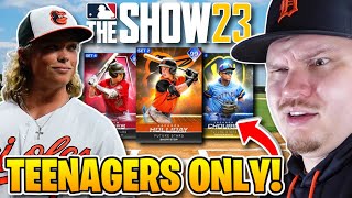 I USE A WHOLE SQUAD OF TEENAGERS! - MLB The Show 23 - Diamond Dynasty