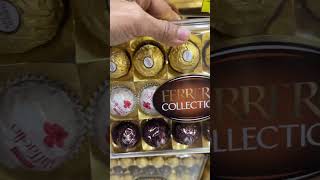 ASMR Chocolate Ferrero Rocher Collection #shorts #yummy #shortsfeed #viral #trending