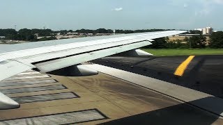 Delta 757 Departure from Atlanta (KATL) *HD wingview with ATC!*