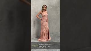 Beaded Long A-Line Pageant Dress | Terani Couture | 2021GL3136