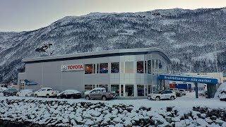 Toyota forhandleren Nordvik @ Narvik, Nord-Norge