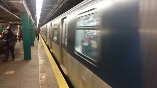 Nyc Subway: R160A Cuomo (G) Train Departing Hoyt - Schermerhorn Streets!!!!