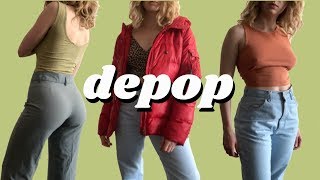 SHOP MY CLOSET: massive goodwill outlet thrift haul for depop