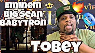 Eminem - Tobey feat. Big Sean x BabyTron (Official Music Video) Reaction 🔥🔥🥶 😬🫨