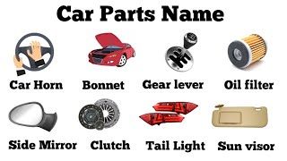 Car parts Name | Car parts name in English | Vocabulary with pictures | English Practice