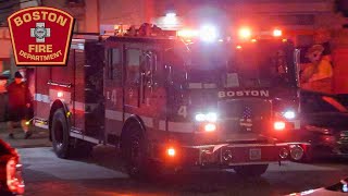 Boston | Fire Department Engine 4 & Ladder 24 Respond to Elevator Entrapment in Beacon Hill