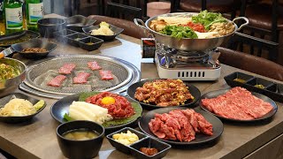 저녁시간 꽉 찬 테이블! 한근에 이 가격이라고? 육즙 퀄리티 1티어 소갈비집! | beef / Korean street food