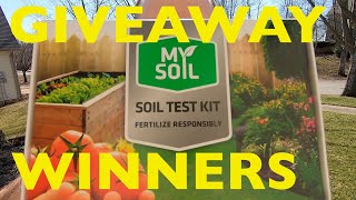 Mysoil test kit // GIVEAWAY winners