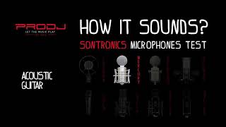 How it sounds: Sontronics microphones test on Acoustic Guitar | PRODJ