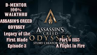 Assassin's Creed Odyssey 100% Walkthrough Legacy of the First Blade Episode 3 A Flight in Fire