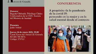 A propósito de la pandemia de covid 19: pensando en la mujer y en la salud mental desde el contexto