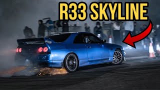 R33 SKYLINE SHUTSDOWN UK CAR MEET