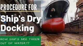 Dry Docking a Ship #drydocking #shiprepair #maritime