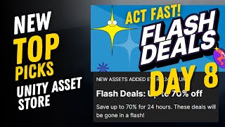 Unity Asset Store Flash Sale Day 8 | 70% Off Deals