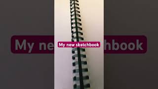 My new sketch book