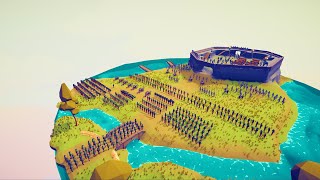 CAN RUSSIAN ARMY CAPTURE ENEMY FORT? - Totally Accurate Battle Simulator TABS