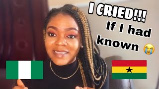 MY FIRST EXPERIENCE MOVING TO GHANA FROM NIGERIA | STORY TIME