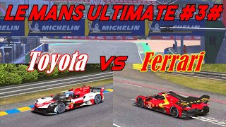 Le Mans ultimate #3# Toyota vs Ferrari + réglages FFB