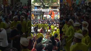 POV : YOU ARE AT THE BIGGEST AAGMAN SOHALA OF MUMBAI 🙏🏻🌸 #chinchpoklichachintamani #bappa #shorts