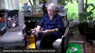 Jeanne Robertson. From the Back Porch. 8/8/20