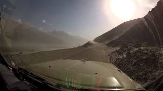 Desertscape & sandy storm: Wakhan Valley