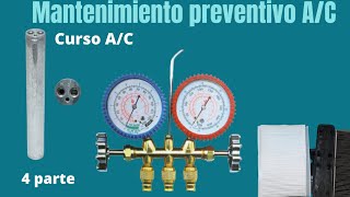 [COMO HACER EL MANTENIMIENTO PREVENTIVO AL  AIRE ACONDICIONADO] Curso AIRE ACONDICIONADO 4PARTE